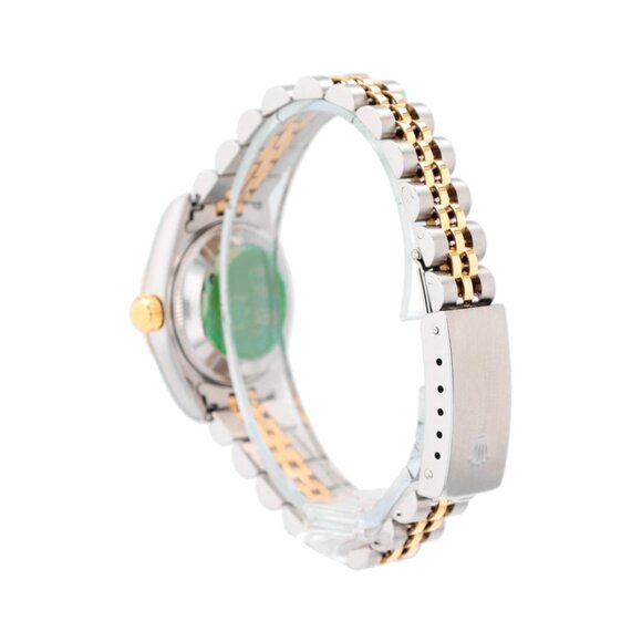 Rolex Ladies Datejust 26mm Silver Jubilee Diamond Dial Fluted Jubilee Band 69173 main image 5
